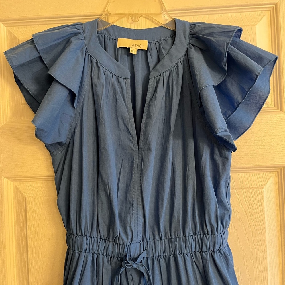 Pinch Blue Layered Maxi Dress - Picture 2 of 7